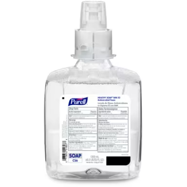 Purell® Hand Soap 1200 ML 5.18X3.45X7.3 IN Fragrance Free Clear Foaming For CS6 2/Case