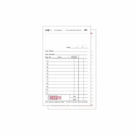 Guest Check 3.5X5.6 IN White Duplicate Carbon 2-Part 5000/Case