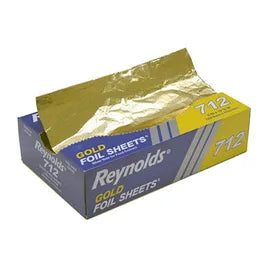 Foil Sheets 9X10.75 IN Aluminum Gold 2400/Case