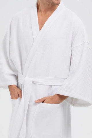 100% Cotton Diamond Style Waffle Robe