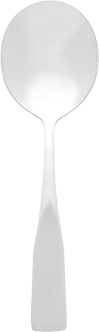 Hampton Forge Bristol Satin 4Pk Chowder Spoons/Color Card, 0.40 LB, Metallic