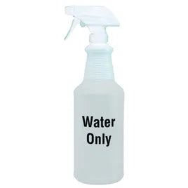 Water Only Bottle 12-32 OZ Plastic Spray 12/Case