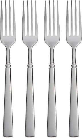 Oneida Easton Fine Flatware Dinner Forks, 0.50 LB, Metallic