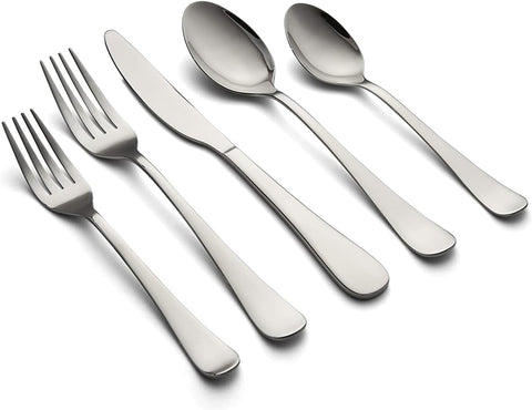 Cambridge Silversmiths Rhiannon Mirror 20-Piece Flatware Set, Service for 4