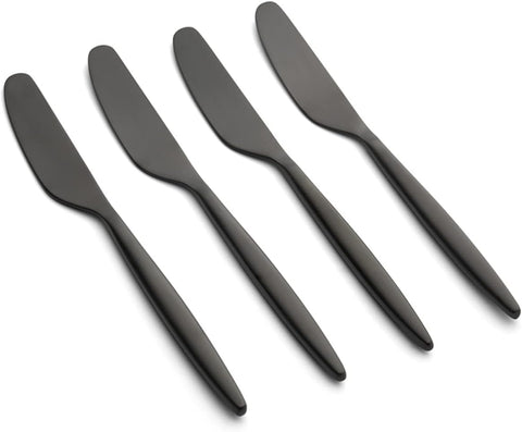 Cambridge Silversmiths Black Satin Gaze Spreaders, Set of 4, 0