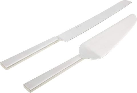 ONEIDA Celebration 2Pc Cake Knife & Server Set, 1.40 LB, Metallic