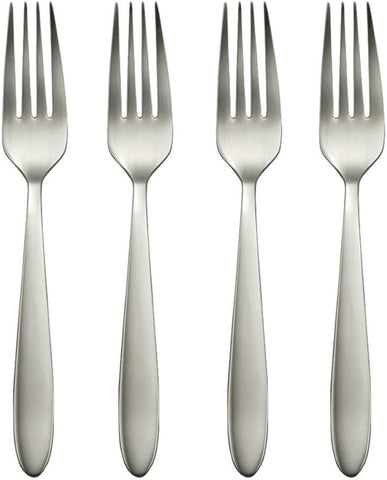 Oneida Mooncrest Dinner Forks, Set of 4 B336004A, Silver, Set of 4, Dinner Forks