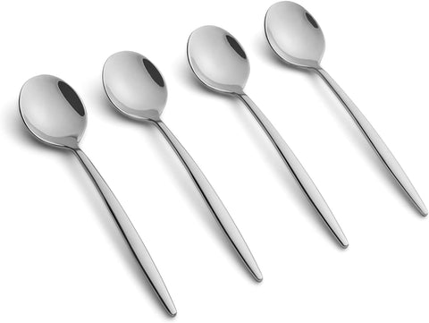 Cambridge Silversmiths Gaze Mirror Demi Spoon, Set of 4