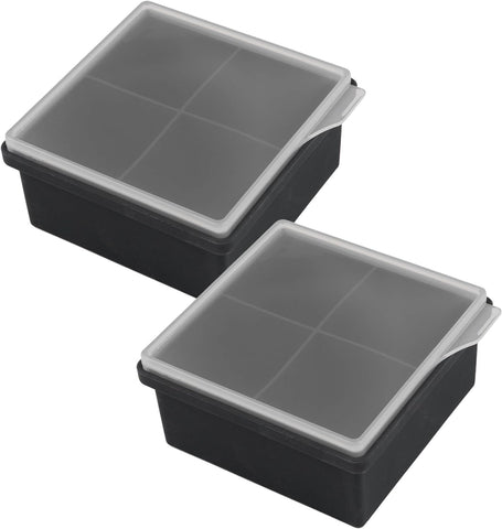 Cambridge 4-Cube Silicone Ice Mold, Set Of 2, 2 Count, No Color