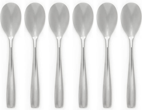 Hampton Forge Austin Set of 6 Demitasse Spoons, 0.35 LB, Metallic