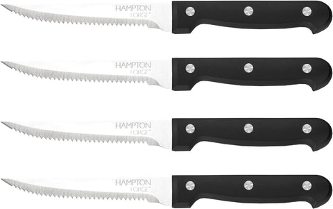 Hampton Forge Brighton 4Pc Steak Set, 0.40 LB, Black