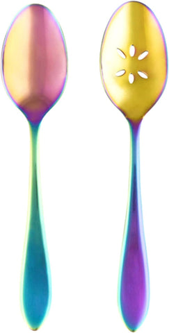 Cambridge 5010K3HCGK3 Delia Rainbow Mirror 2-Piece Hostess Set