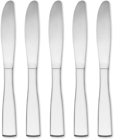 Hampton Forge Bristol Satin 5Pk Dinner Knives/Color Card, 1.20 LB, Metallic