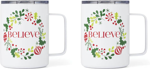 Cambridge Coffee Mug, 2-Piece, Believe