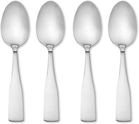 Hampton Forge Bristol Satin 4Pk Teaspoons/Color Card, 0.25 LB, Metallic