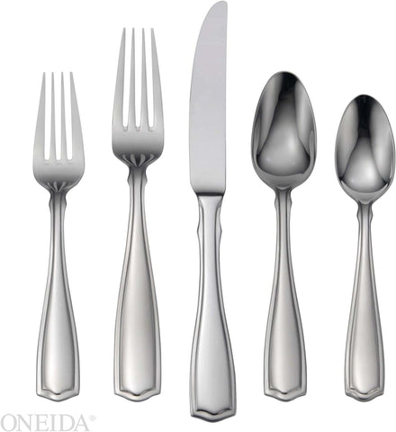 Oneida Carolina Flatware, 65 Piece, Multi