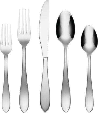 Cambridge Mirror 20-Piece Flatware Set Delia Satin