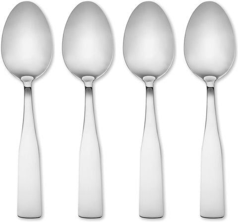 Hampton Forge Bristol Satin 4Pk Dinner Spoons/Color Card, 0.35 LB, Metallic