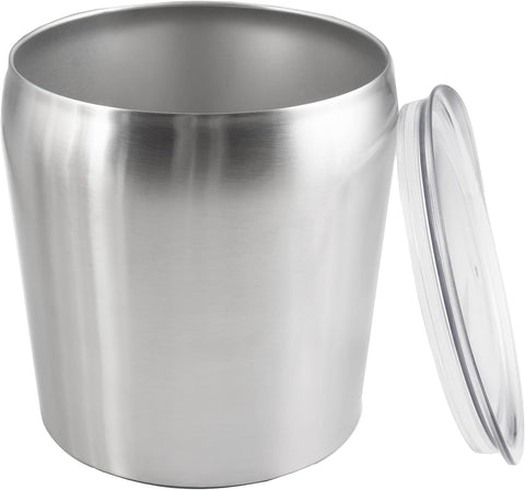 Cambridge Silversmiths 3-Quart Insulated Stainless Steel Ice Bucket, 0, SILVER