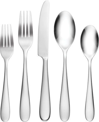 Hampton Forge Monique Mirror 20-Piece Flatware Set, Metallic