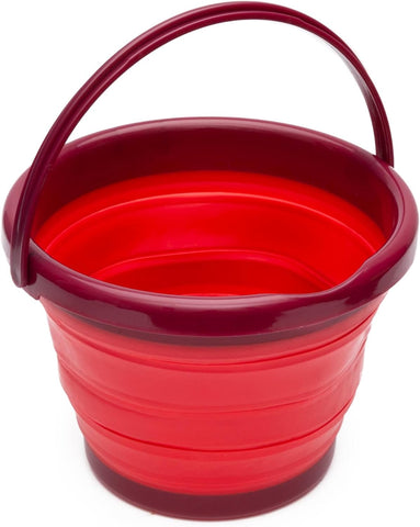 Cambridge Silversmiths Robert Irvine 5 Qt Collapsible Ice Bucket, 1 Count, Red, 5-quart