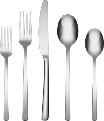 Cambridge 20-Piece Flatware Set Beacon, Silver Mirror