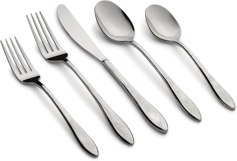 Cambridge Silversmiths Devyn Mirror 20-Piece Flatware Set, Service for 4