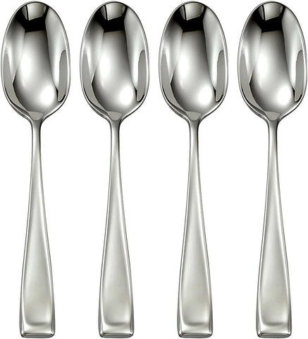 Oneida Moda Teaspoons, Set of 4,Silver