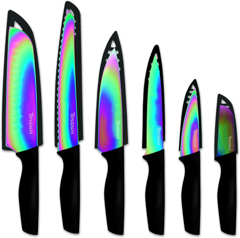 Hampton Forge HMC01A656D Rainbow Titanium ? 12 Piece Cutlery Set ? Multi