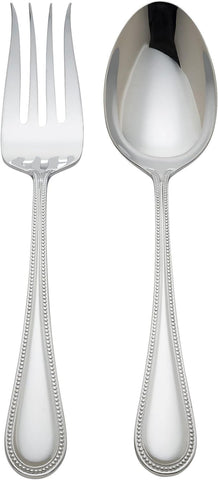 Reed & Barton Lyndon 2Pc Salad Serving Set, 0.75 LB, Metallic