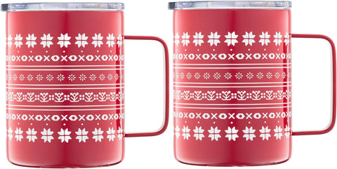 Cambridge Coffee Mug, 2-Piece, Fair Isle