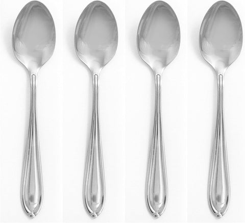 Hampton Forge Ginger 4-Piece Teaspoons, Metallic