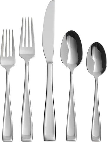 Oneida Moda 65-Piece Flatware Set, Service for 12