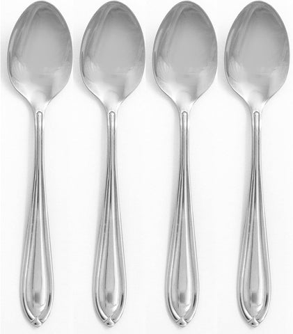 Hampton Forge Ginger 4 Pc Tea Spoons, 0.25 LB, Metallic