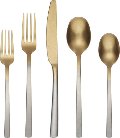 Cambridge Rumble 20-Piece Flatware Set Beacon Gold Ombre