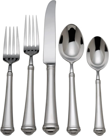 Reed & Barton Allora 5Pc Flatware Place Setting, 5 Piece, Silver