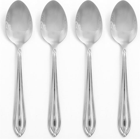 HAMPTON FORGE Ginger 4Pc Dinner Spoons, 0.45 LB, Metallic