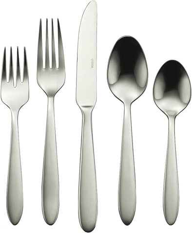 Oneida Mooncrest 65-Piece Flatware Set, Service for 12 Silver