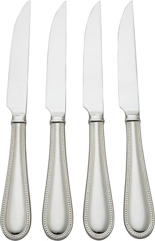 Reed & Barton Lyndon 4Pc Steak Knife Set, 2.15 LB, Metallic