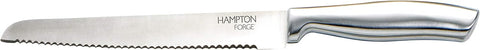 Hampton Forge 8" Bread Knife / Clear Blade Guard,Silver