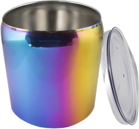 Cambridge Silversmiths 3-Quart Insulated Stainless Steel Ice Bucket, 0, RAINBOW