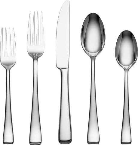 CAMBRIDGE Dexter Mirror Piece Flatware Set, 20 Count, No Color