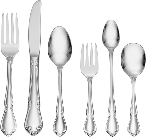 Oneida Baby/Child Chateau 6-Piece Progress Flatware Set, Silver