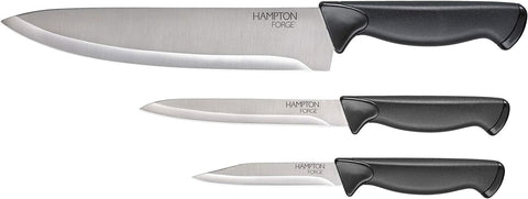 Hampton Forge ? Emmett ? 3 Piece Knife Set ? Black