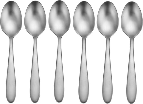 Oneida Vale Set of 6 Dinner Spoons, Silverware Set