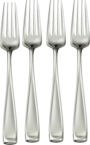 Oneida Moda Dinner Forks, Set of 4,Silver,Dinner Forks, Set of 4