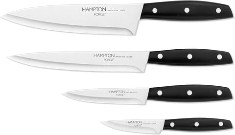 Hampton Forge ? Mirage ? 4 Piece Cutlery Set ? Black