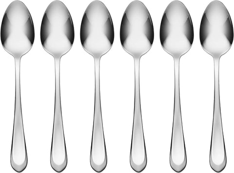 Hampton Forge 895326 Alesey Mirror Everyday Teaspoons, Metallic, 6 Count