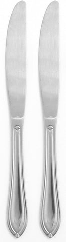 Hampton Forge Ginger 2 Pc Dinner Knives, 0.25 LB, Metallic