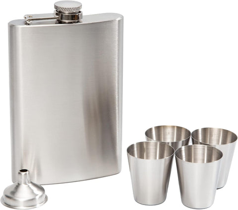 Cambridge Ehgst21Cb1Ds 6-Piece Stainless Flask Set